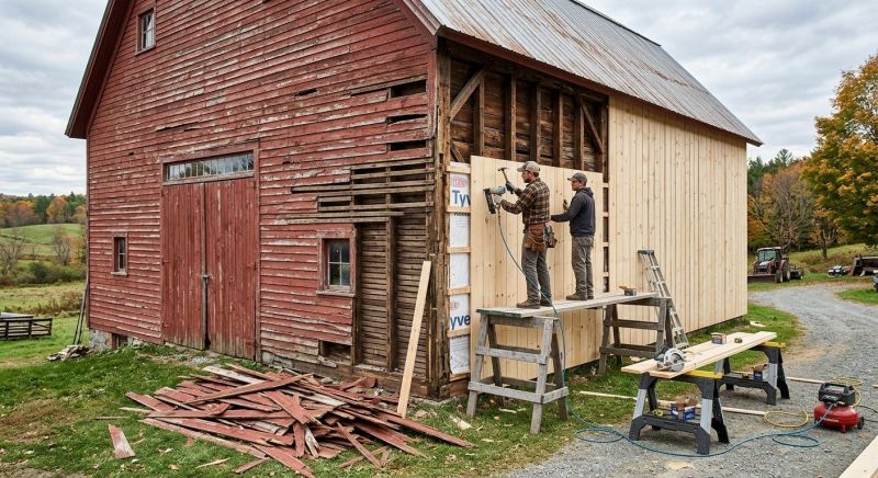 Barn Siding Replacement in Arvada, CO