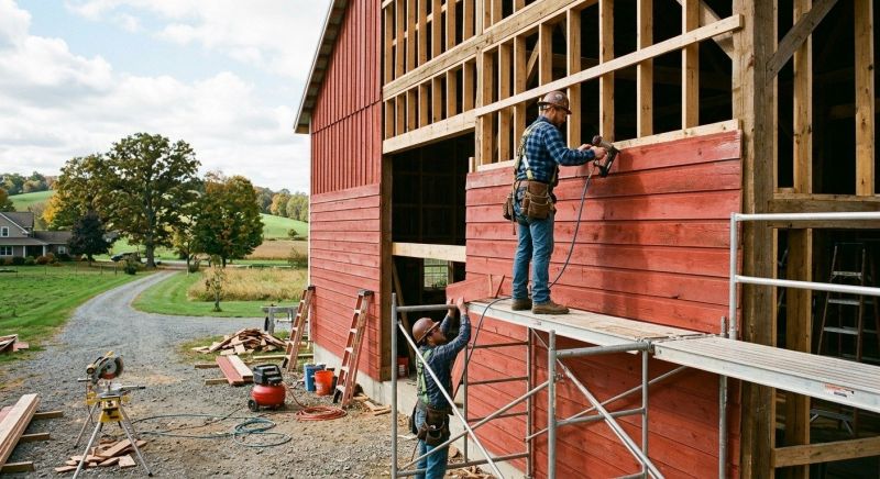 Barn Siding Replacement in Lafayette, CO