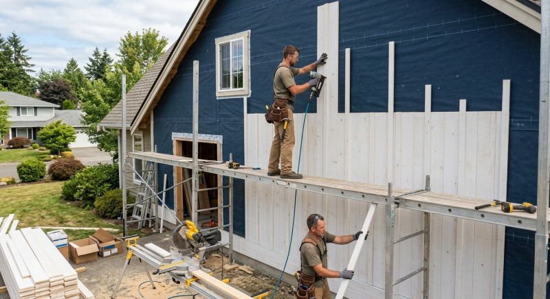 Batten Siding Installation in Louisville, CO