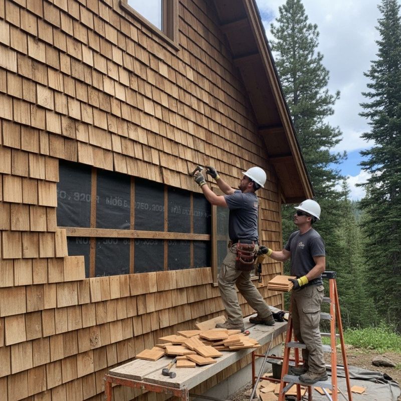 Cedar Shake Siding Repair in Longmont, CO