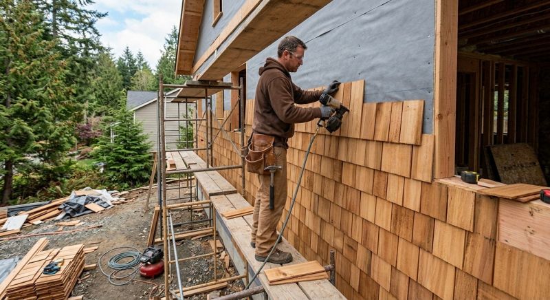 Cedar Siding Installation in Allenspark, CO