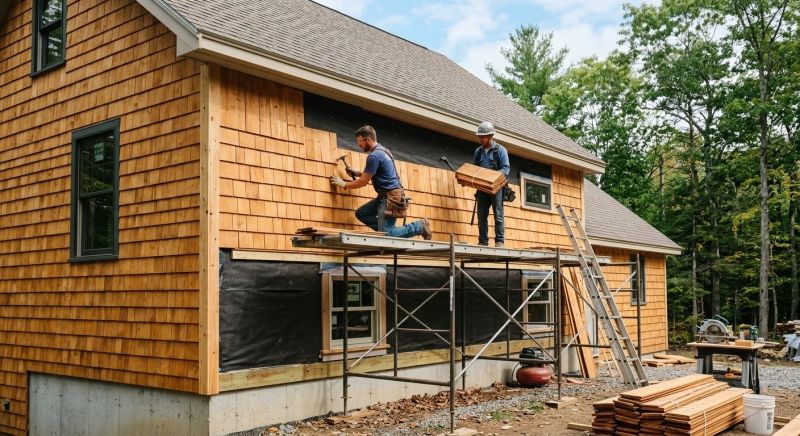 Cedar Siding Installation in Erie, CO