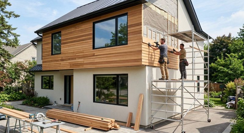 Faux Wood Siding Installation in Allenspark, CO
