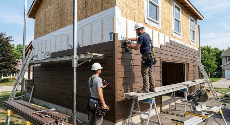 Faux Wood Siding Installation in Berthoud, CO