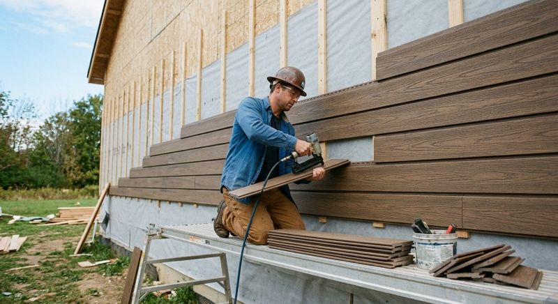 Faux Wood Siding Installation in Berthoud, CO