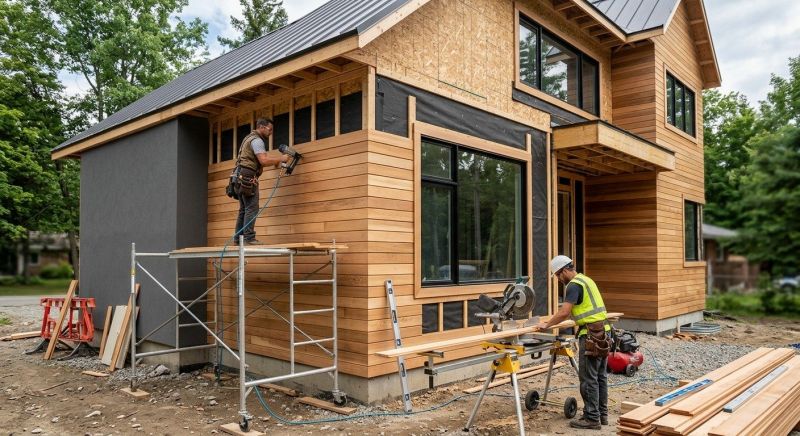Faux Wood Siding Installation in Berthoud, CO