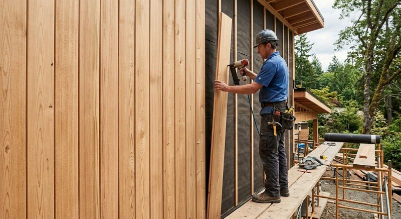 Faux Wood Siding Installation in Dacono, CO