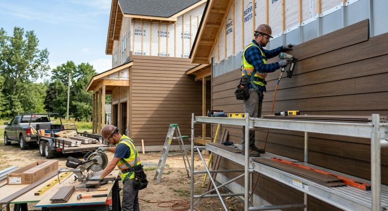 Faux Wood Siding Installation in Louisville, CO