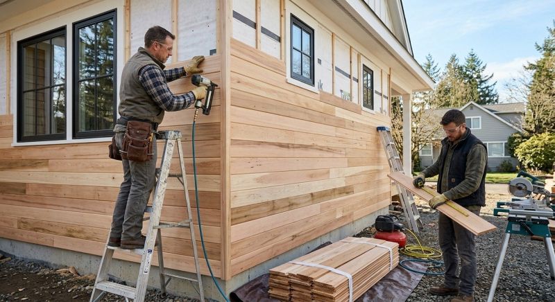 Hardwood Siding Installation in Nederland, CO
