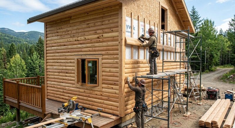 Log Siding Installation in Allenspark, CO