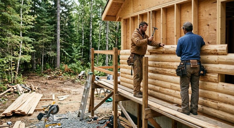 Log Siding Installation in Boulder, CO