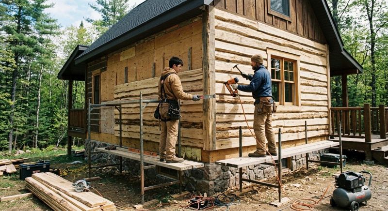 Log Siding Installation in Brighton, CO