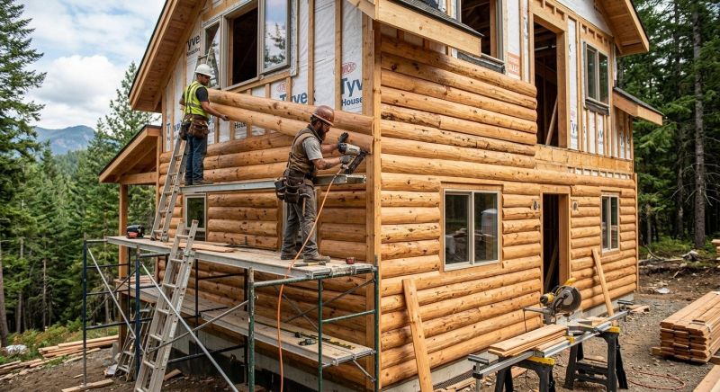 Log Siding Installation in Broomfield, CO