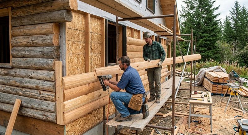 Log Siding Installation in Erie, CO
