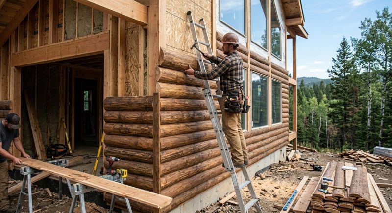 Log Siding Installation in Jamestown, CO