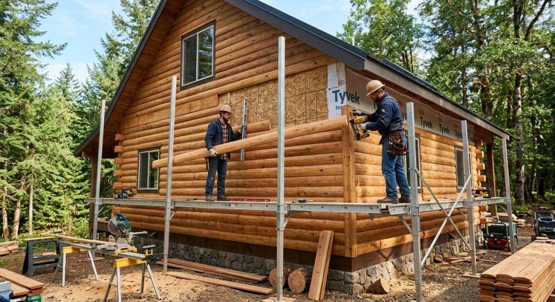 Log Siding Installation in Lafayette, CO