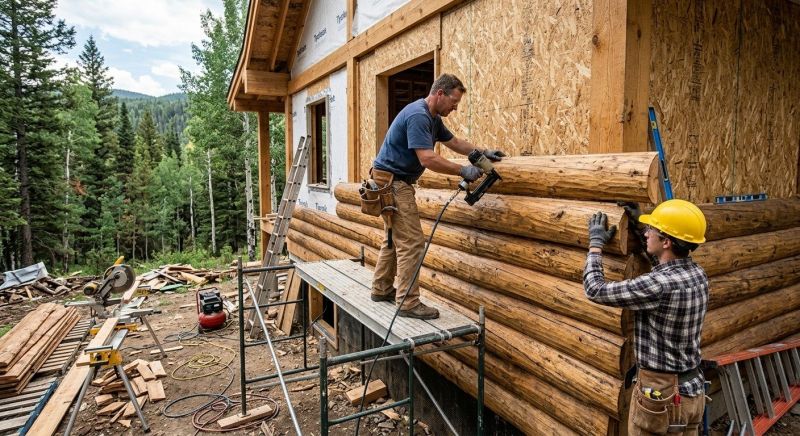 Log Siding Installation in Boulder County, CO