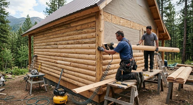 Log Siding Installation in Loveland, CO
