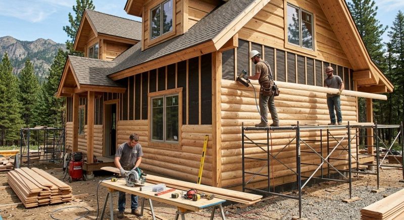 Log Siding Installation in Loveland, CO