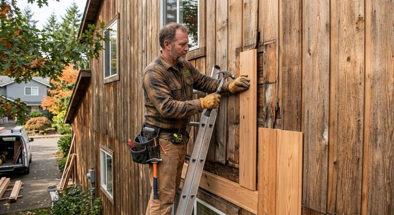 Shiplap Siding Repair in Boulder, CO